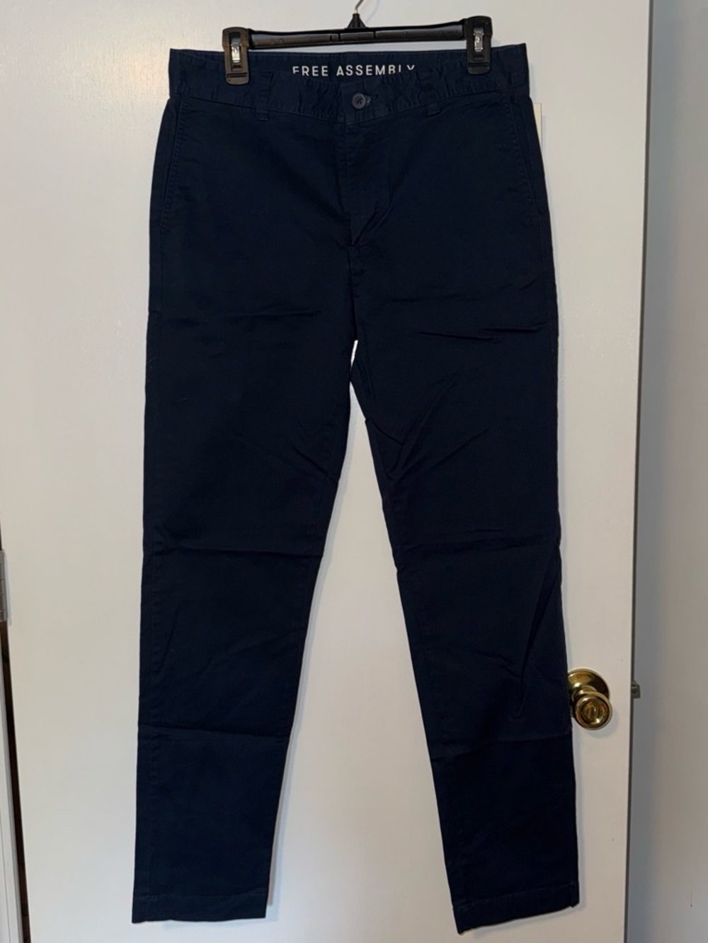 Free Assembly Men's Navy Chino Pants